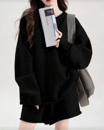 블랙 니트탑&팬츠 세트 선착순