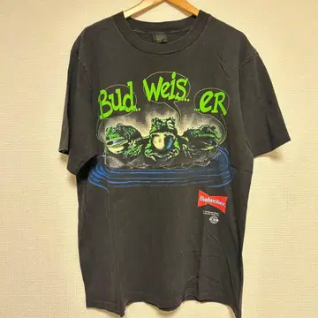 버드와이저 t셔츠 90s 개구리