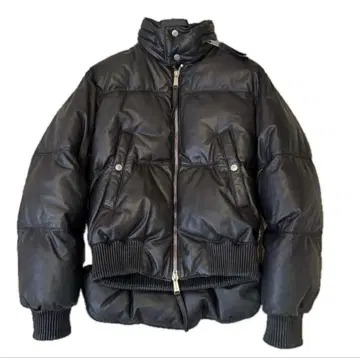 DSQUARED2 디스퀘어드 램 가죽 가죽 다운 46 블루종