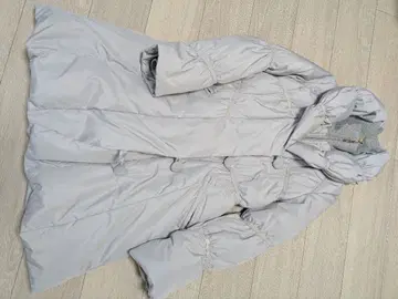 아이스 그레이 롱 다운 자켓