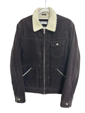 MADISON WALKER 코듀로이 보아 블루종 아메카지