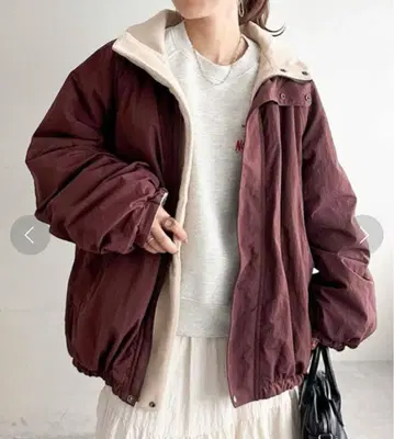 디스코트 리버서블 블루종