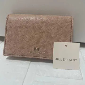 질 스튜어트 핑크 베이지 명함지갑