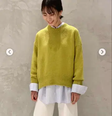 갤러리 비 파인 울 크루넥 풀오버