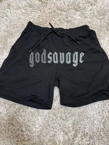 godsavage 블랙 숏팬츠 L