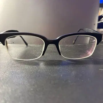 JINS Classic 블랙 프레임 사각형 안경