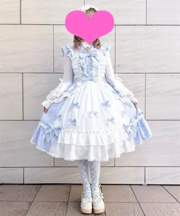 Chalmiere 브릴리언트 로즈 오버롤 스커트