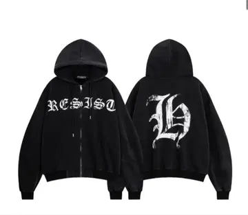 pctokyo 플락투르 페이드 지퍼 후드티