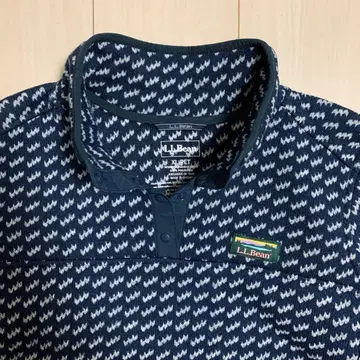 llbean 스웨터 플리스 바즈아이 프린트
