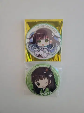 주문은 토끼입니까? 치야 캔뱃지 TAKE OUT BLUE BIRD