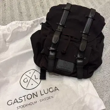 GASTON LUGA 블랙 백팩
