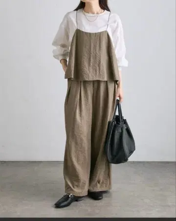 29까지 판매 PUAL CE CIN 파우더 트윌 뷔스티에 셋업 브라운