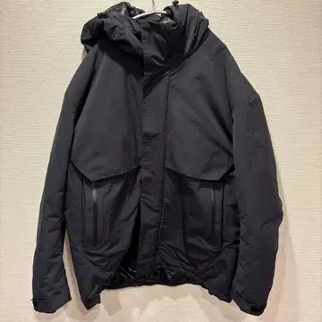 UNIQLO +j 블랙 다운 자켓 후드 부착