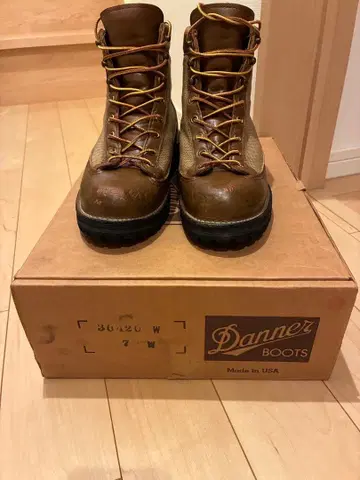다너 라이트 7w Danner 브라운 워크 부츠 24.5cm
