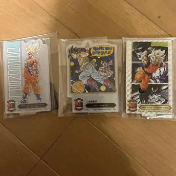 드래곤볼 제일복권 아크릴 3종