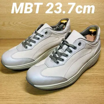 MBT 파타 캔버스 통굽 스니커즈 EU38 베이지 실버