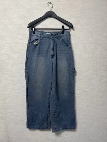 sedagle 블루 데님 와이드 팬츠