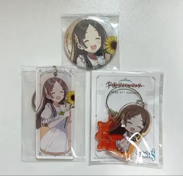 학마스 쿠라모토 치나 sunflower ver. 캔뱃지 아크릴 키링