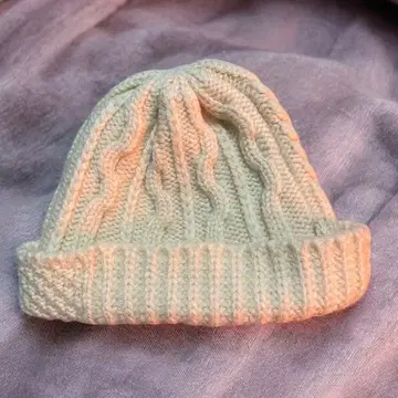 Stuart Austin 영국제 울 100% 케이블 니트 모자