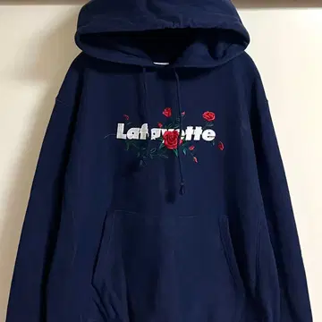 초인기! 라파예트 자수 장미 후드티