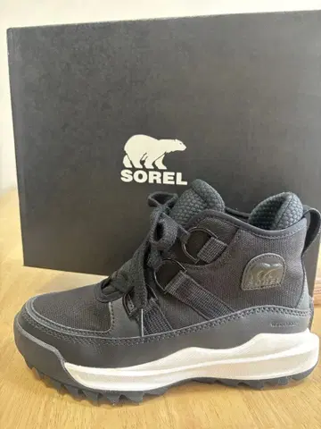 SOREL 블랙 숏부츠