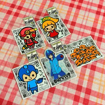 B12 록맨 B-SIDE LABEL 스티커 5종 세트