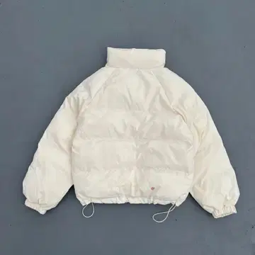 9090 90 Logo Rich Puffer Jacket XL 아이보리