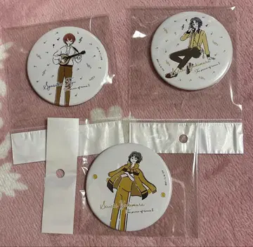 신 테니스의 왕자님 운 시험 캔뱃지 유키무라 후지 3종 세트