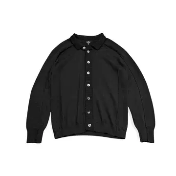 00s archive PS knit polo cardigan