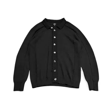 00s archive PS knit polo cardigan