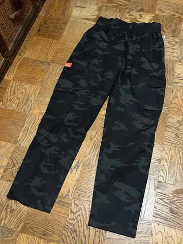 cookman 카모플라쥬 카고 팬츠 허리 드로