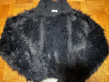 LAGUA GEM 퍼 블랙 니트 FREE 사이즈