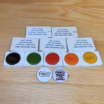 TM NETWORK 팬클럽 FANKS 핀 배지