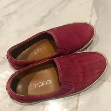 지미추 핑크 슬립온