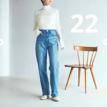 새상품 YANUK 야누크 보이즈 스트레이트 LEA CPS 22