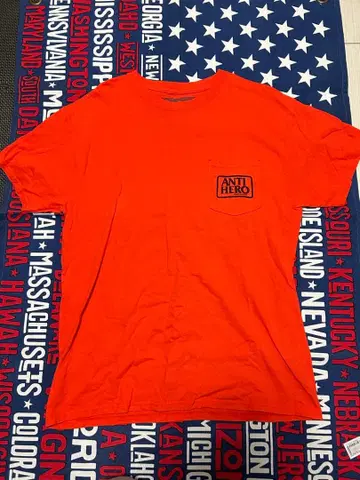 ANTI HERO 오렌지 T셔츠