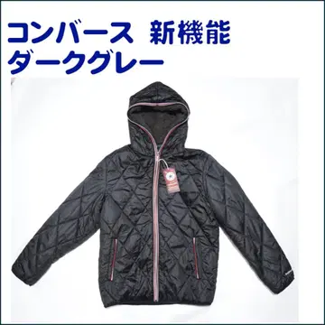 CONVERSE 컨버스 충전솜 퀼팅 자켓 보아 안감 블랙 L