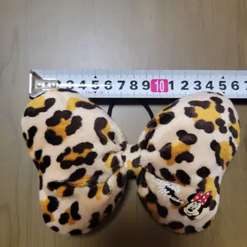 레어 희귀 디즈니 리조트 미니 마우스 레오파드 무늬 빅 리본 단종 상품