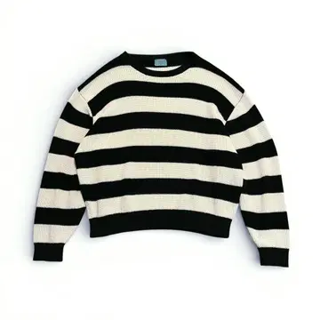 90s vintage border cotton knit