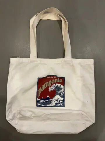 patagonia 오가닉 코튼 토트백 vintage usa