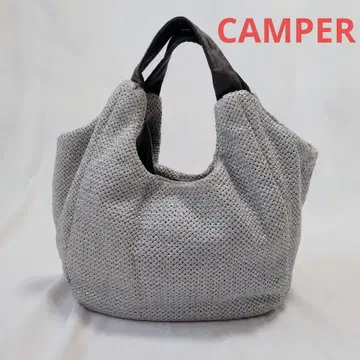 CAMPER 캠퍼 발데모사 그레이 실버 메쉬 바스켓백