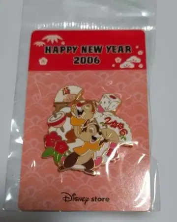 디즈니 스토어 핀 배지 칩과 데일