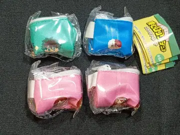 나의 히어로 아카데미아 컴팩트 파우치 미도리야 오챠코 토도로키 4개 세트