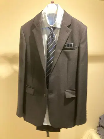 어린이용 네이비 수트 세트