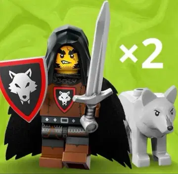레고 71048 미니 피규어 시리즈 27 늑대 부족의 마스터 2체 세트