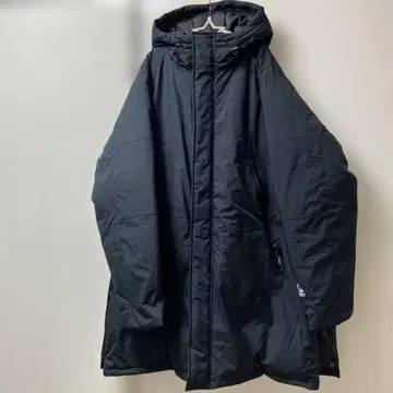 GERRY 후드 부착 블랙 롱 자켓