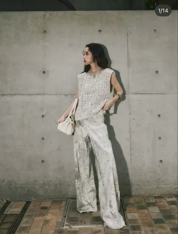 ANDREA & Co. 아트 워시 데님 팬츠