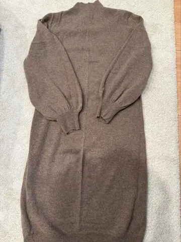 CELFORD 브라운 캐시미어 니트 원피스