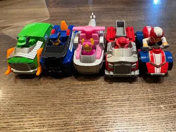 파우 패트롤 미니카 5대 세트