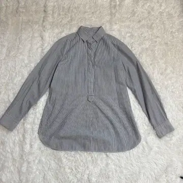 INED 여성용 긴팔 셔츠 M 스트라이프 플랑드르 이네드 상의